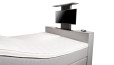 Pied de lit avec élévateur TV intégré