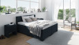 Lit Boxspring William in Board Navy