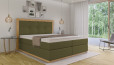 Lit Boxspring Claire 120 x 200 cm Crush Olive
