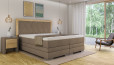 Lit Boxspring Astrid 200 x 200 cm Luca Taupe