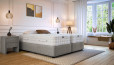 Lit Boxspring Alfred 120 x 210 avec textile Luca Zink