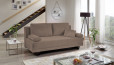 Canapé-lit en tissu Arosa Stein
