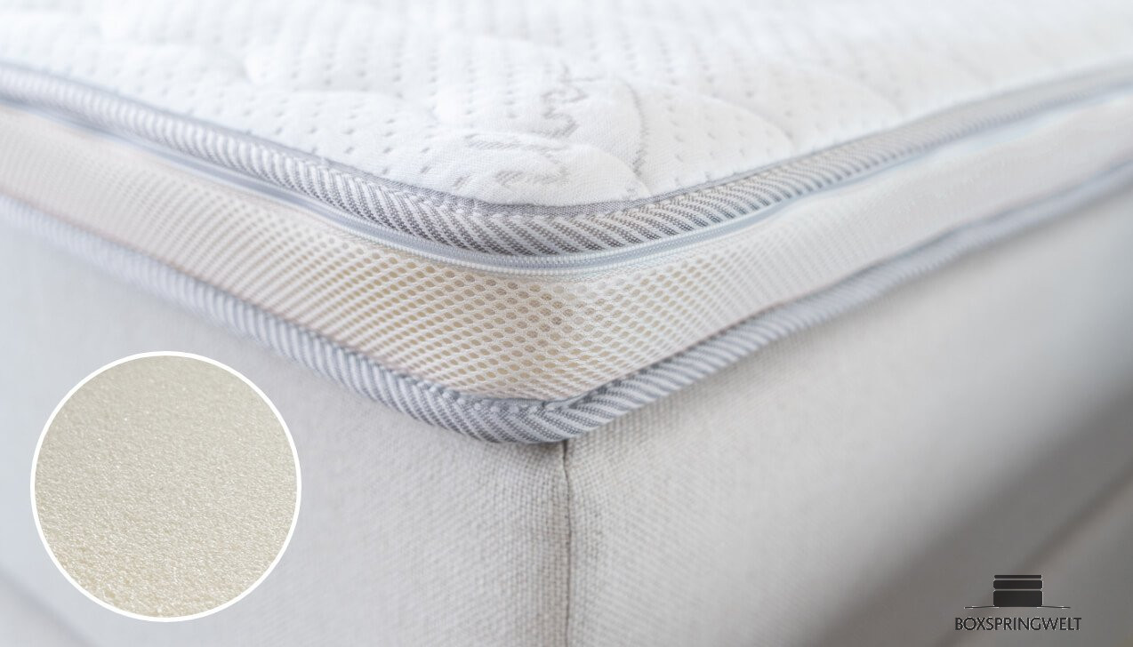 Visko Topper mit Premiumbezug 