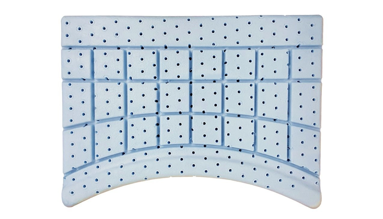 Dank der Einschnitte liegen Sie in jeder Lage genau richtig! 