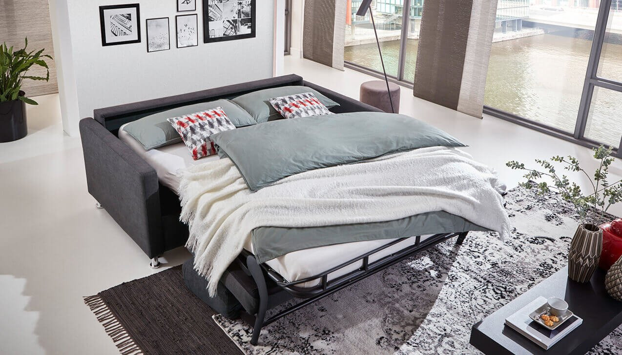 Faltbett mit ergonomischer Kaltschaum-Matratze