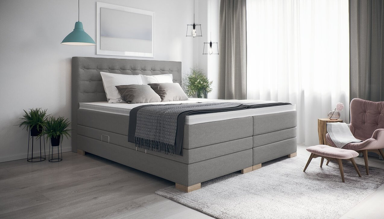 Boxspringbett Helene ohne Fußteil