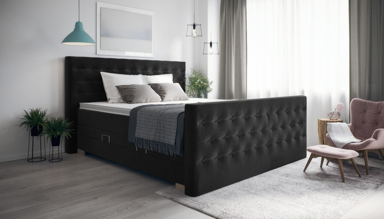 Boxspringbett Helene Adore Anthracite