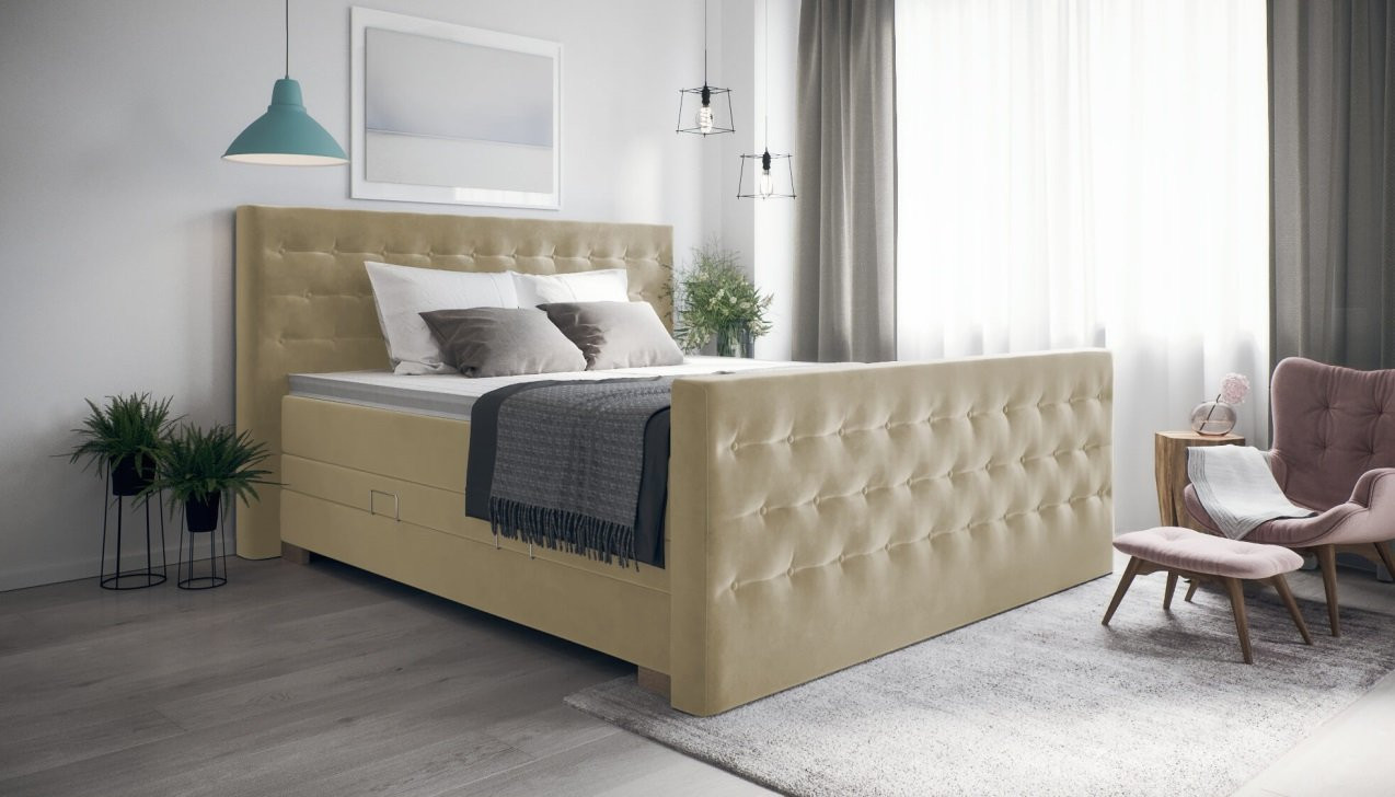 Boxspringbett Helene Adore Beige   