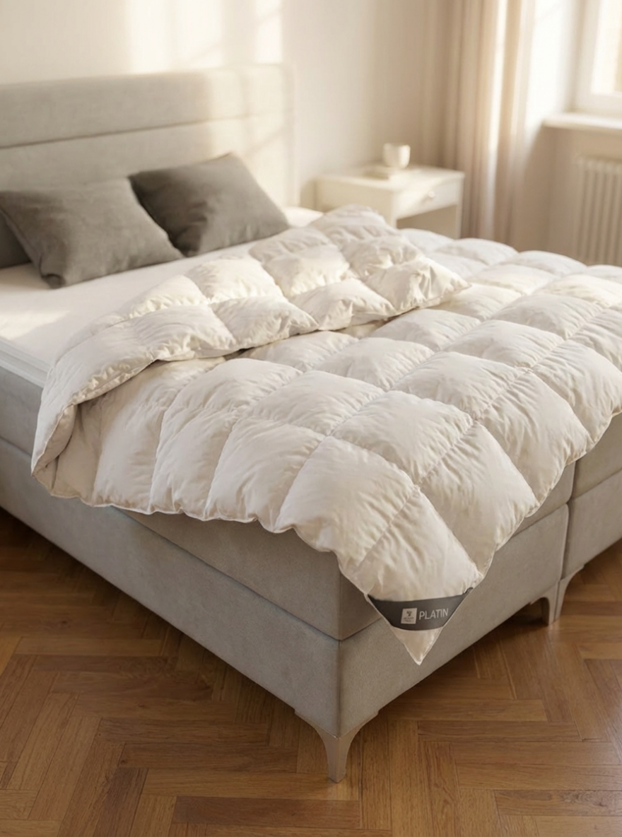 Daunendecke „Platin"