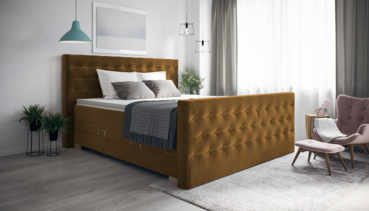 Boxspringbett Helene Adore Gold   