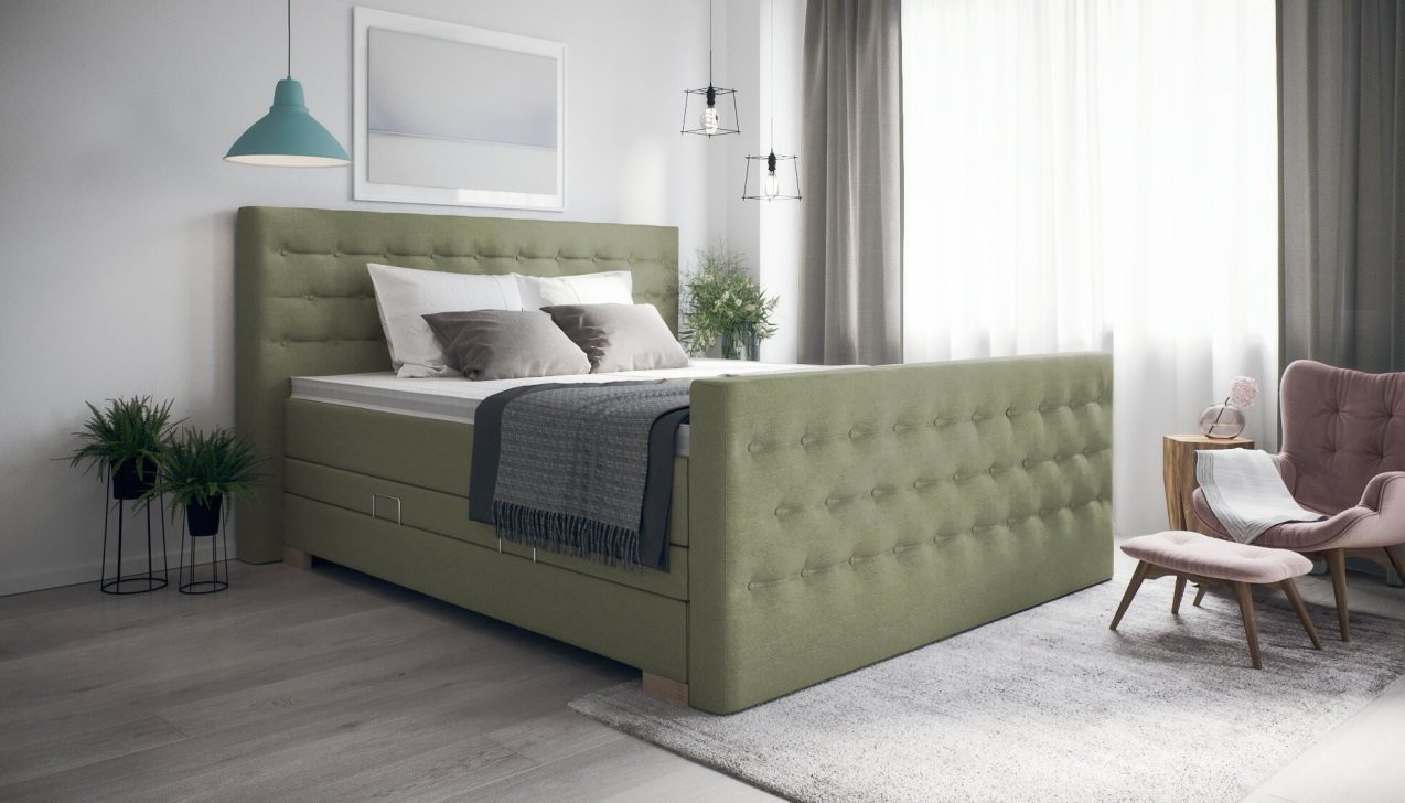 Boxspringbett Helene Luca Eukalyptus