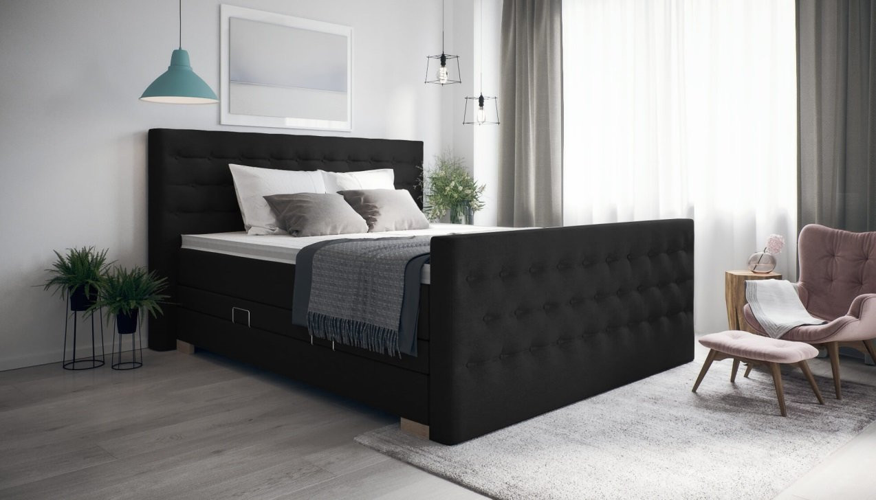 Boxspringbett Helene Luca Onyx