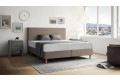 Boxspringbett Lea in in Luca Taupe 