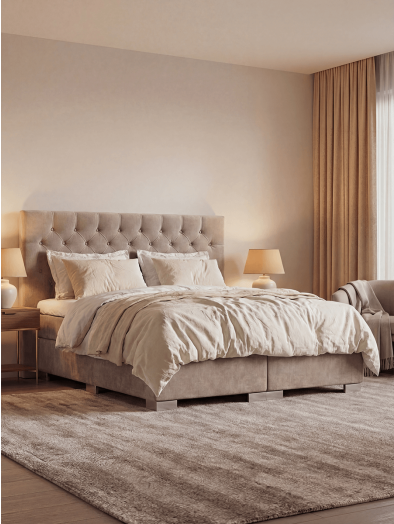 Thumbnail:Mikrofeder Boxspringbett Antonia