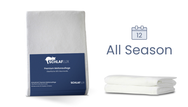 Schlaflux Molton für jede Jahreszeit