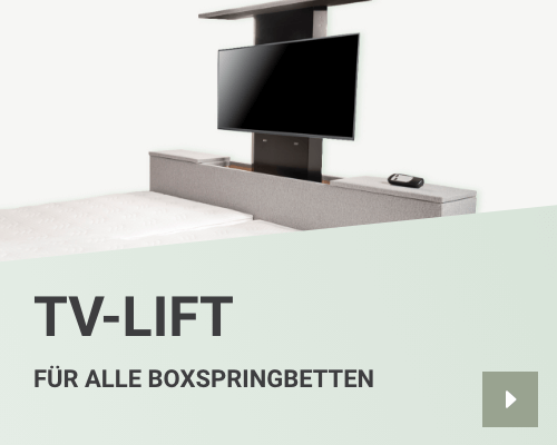  Lit boxspring avec TV lift